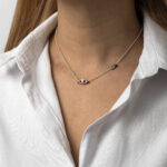 Cornered Love Necklace 935° Sterling Silver - Image 2