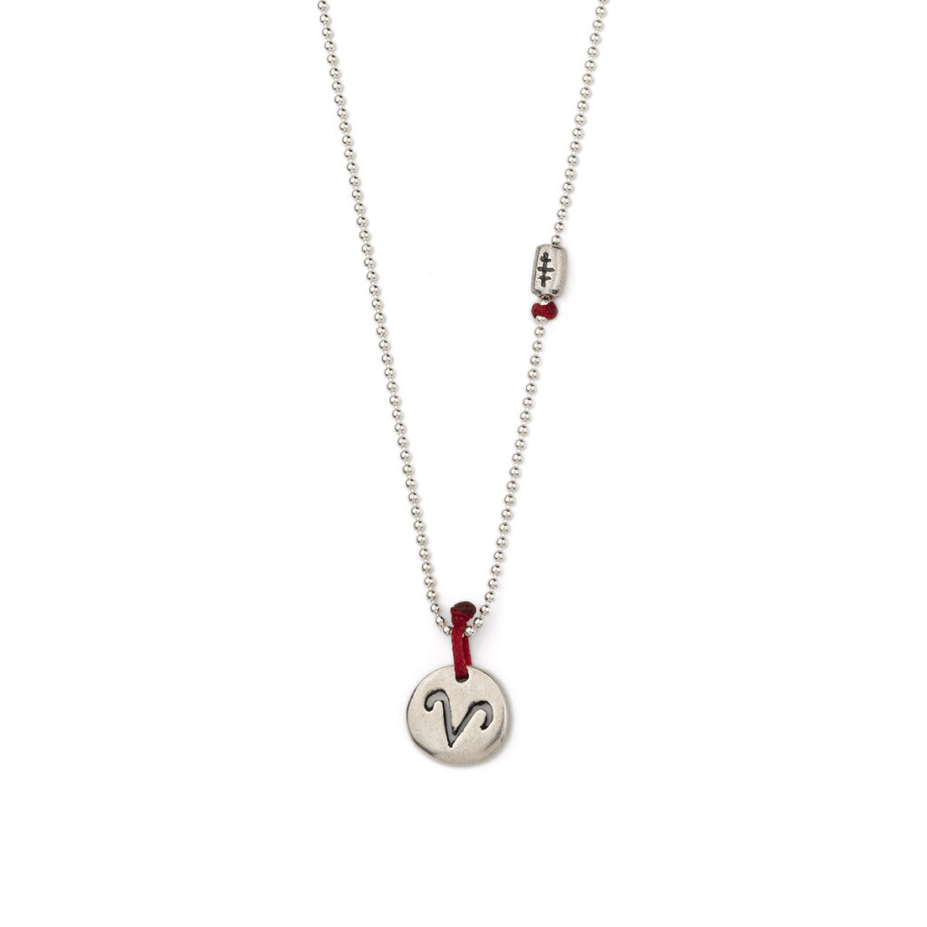 Aries Zodiac Necklace 935° Sterling Silver