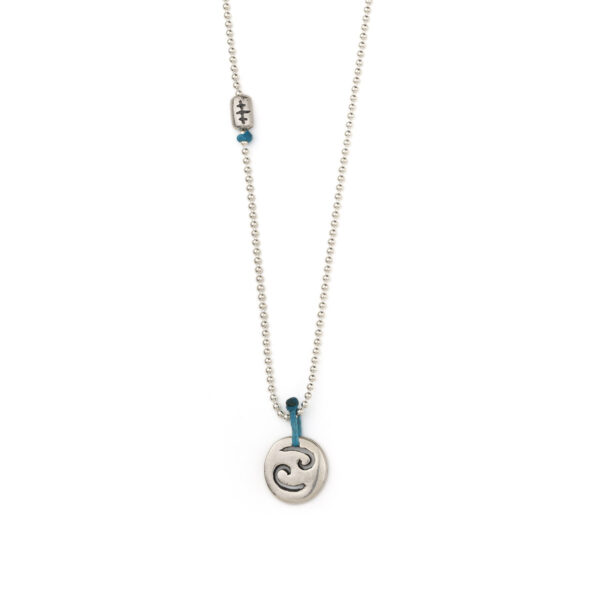 Cancer Zodiac Necklace 935° Sterling Silver