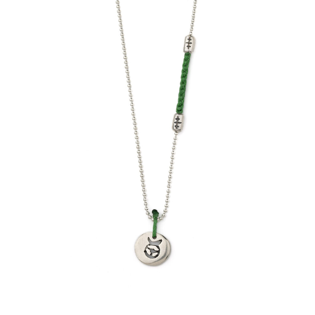 Taurus Plus Zodiac Necklace 935° Sterling Silver