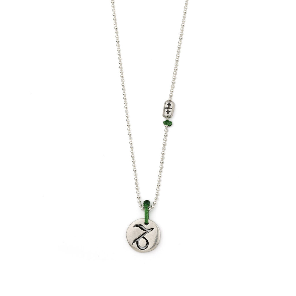 Capricorn Zodiac Necklace 935° Sterling Silver