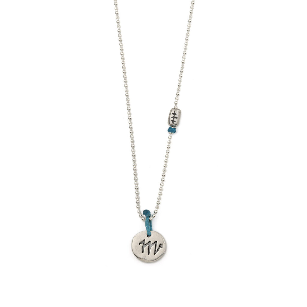 Scorpio Zodiac Necklace 935° Sterling Silver