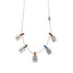 Stay in Line Necklace 935° Sterling Silver