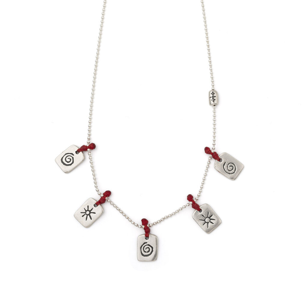 Souls on Sunny Day Necklace 935° Sterling Silver