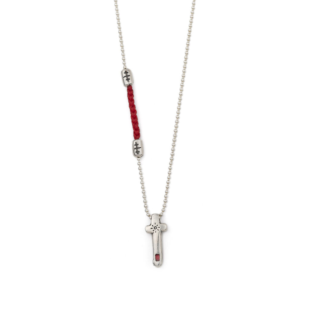Sunful Rosary Necklace 935° Sterling Silver