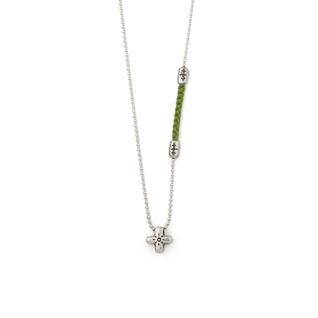 Little Sun Rosary Necklace 935° Sterling Silver