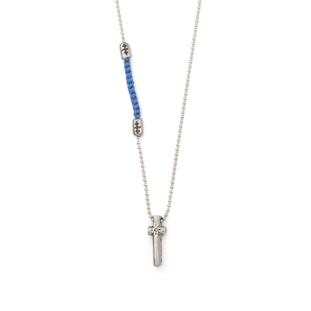 Sunlong Rosary Necklace 935° Sterling Silver