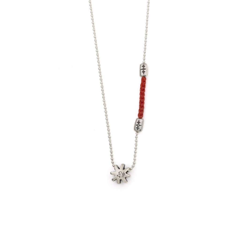 Adapting Sun Necklace 935° Sterling Silver