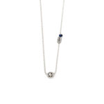 Hope in Circle Necklace 935° Sterling Silver