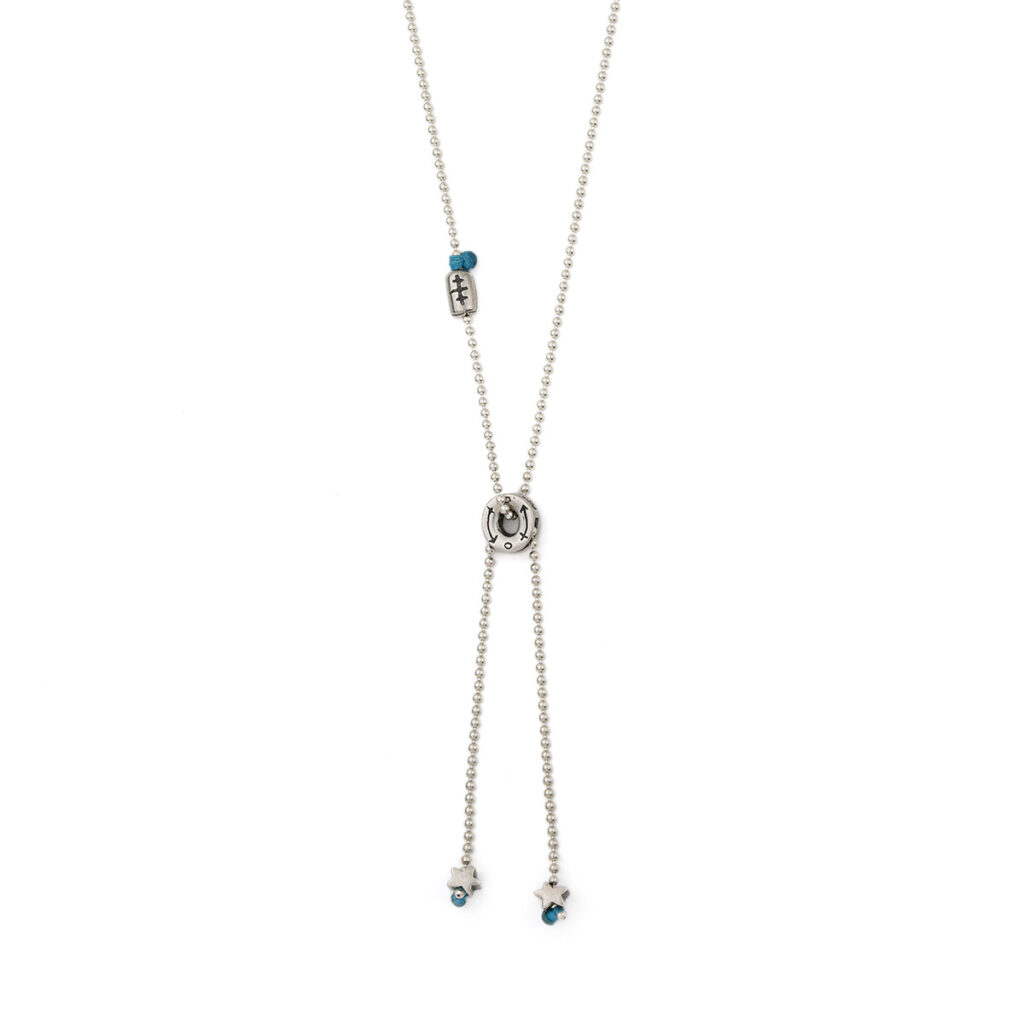 Wheel of Hopes Necklace 935° Sterling Silver