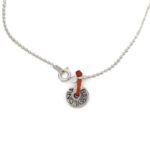 Aquarius Plus Zodiac Necklace 935° Sterling Silver - Image 2