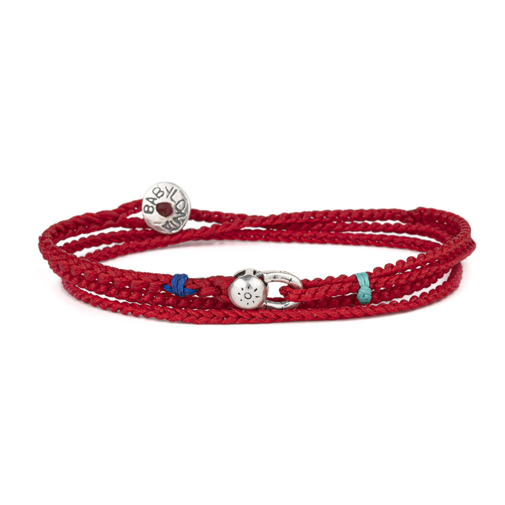 String Sun Wrap Bracelet 935° Sterling Silver