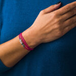 Love Trust Peace Wrap Bracelet 935° Sterling Silver - Image 2