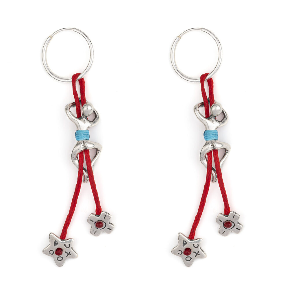 Stars on your Feet Earrings 935° Sterling Silver