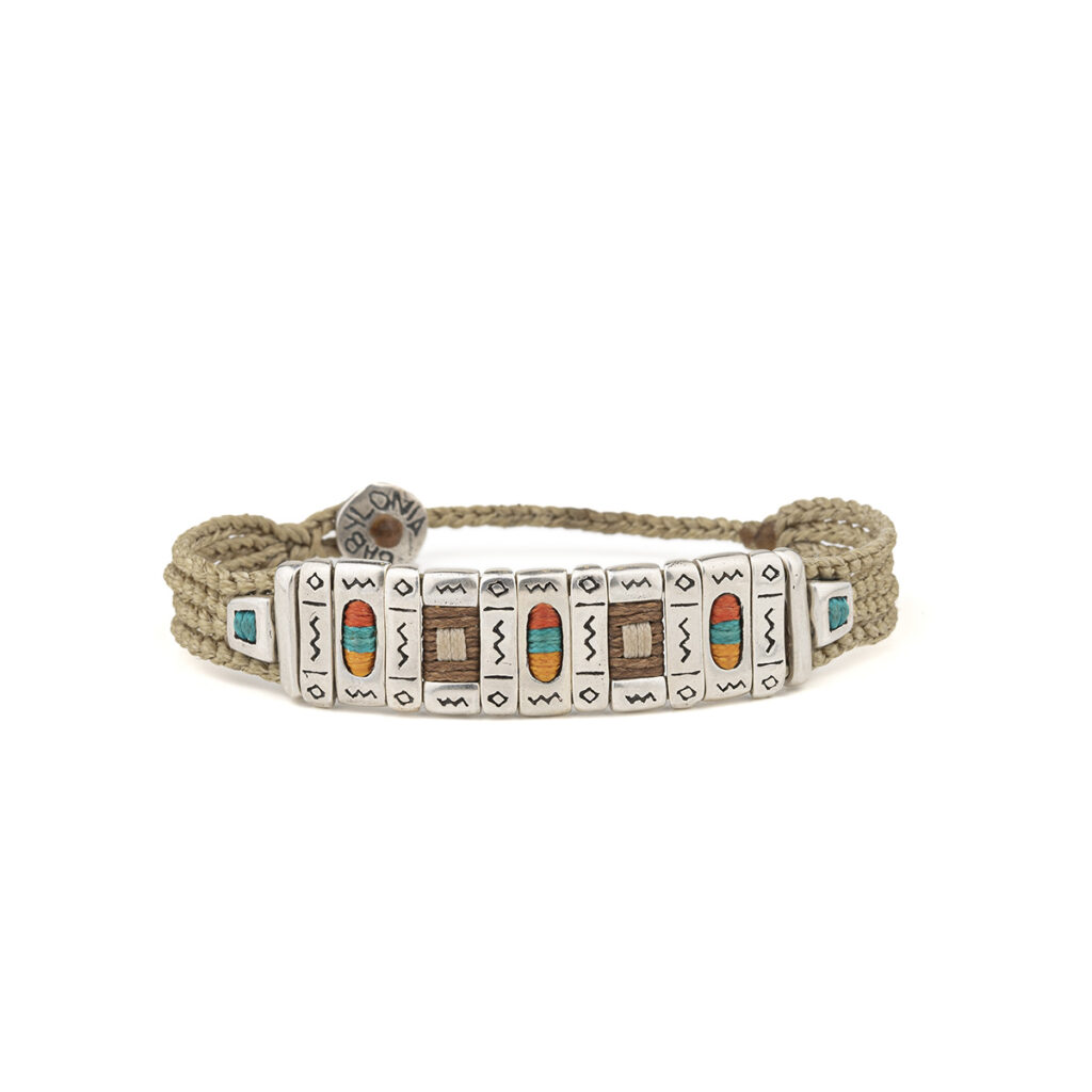 Colorful Capsules Bracelet 935° Sterling Silver