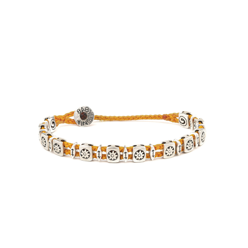 Bigger Sun in Wedges Bracelet 935° Sterling Silver