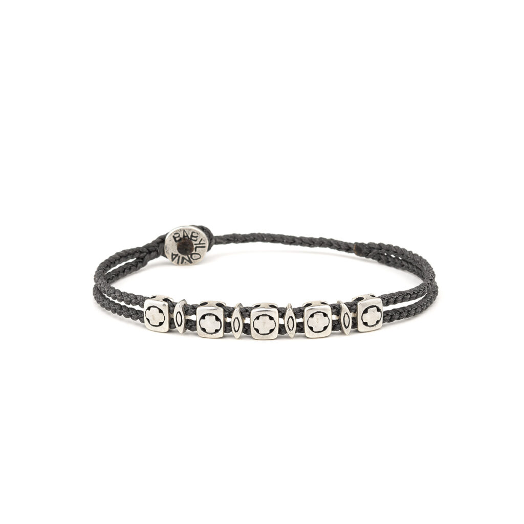 Faith in Wedges Bracelet 935° Sterling Silver