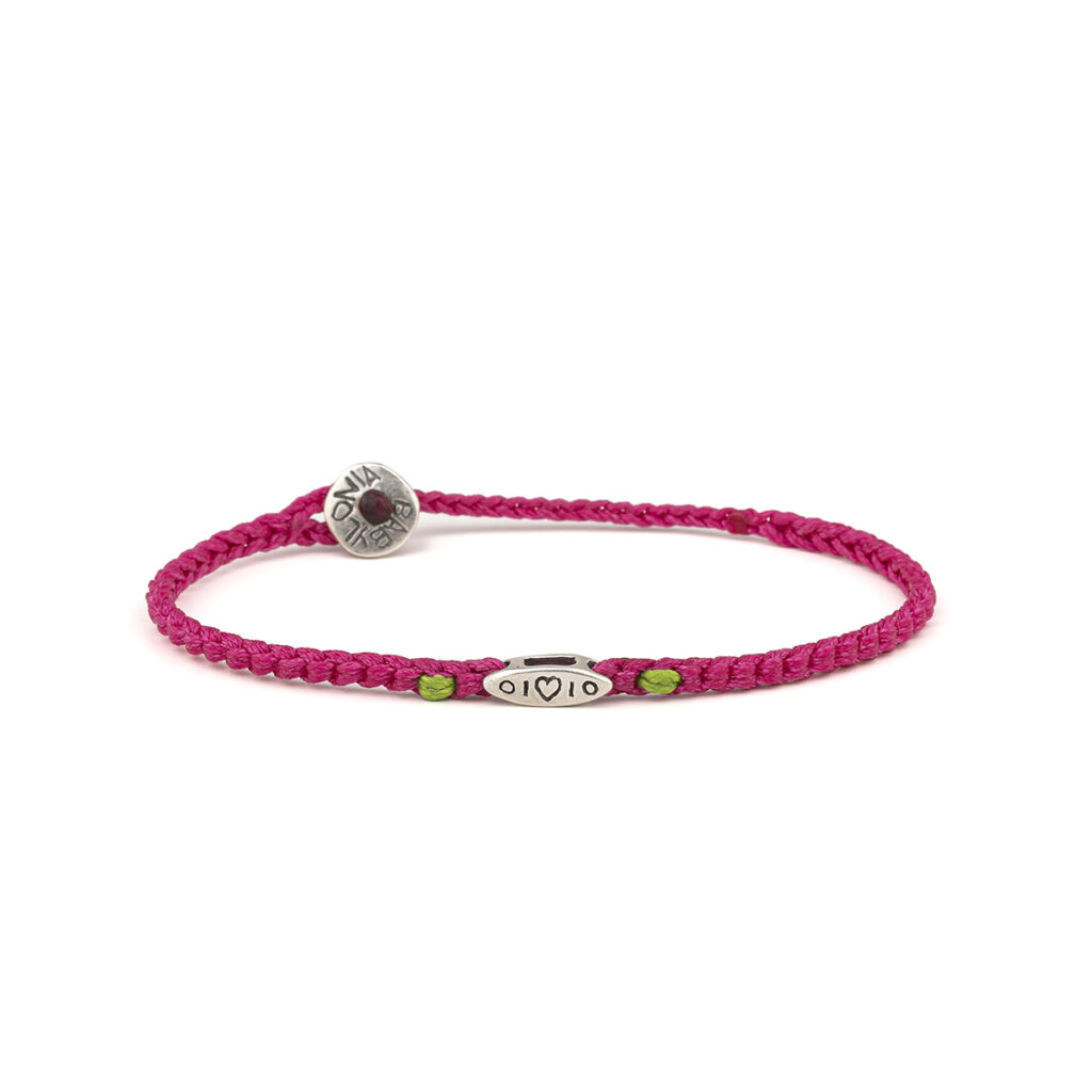 Love Kayaking Bracelet 935° Sterling Silver