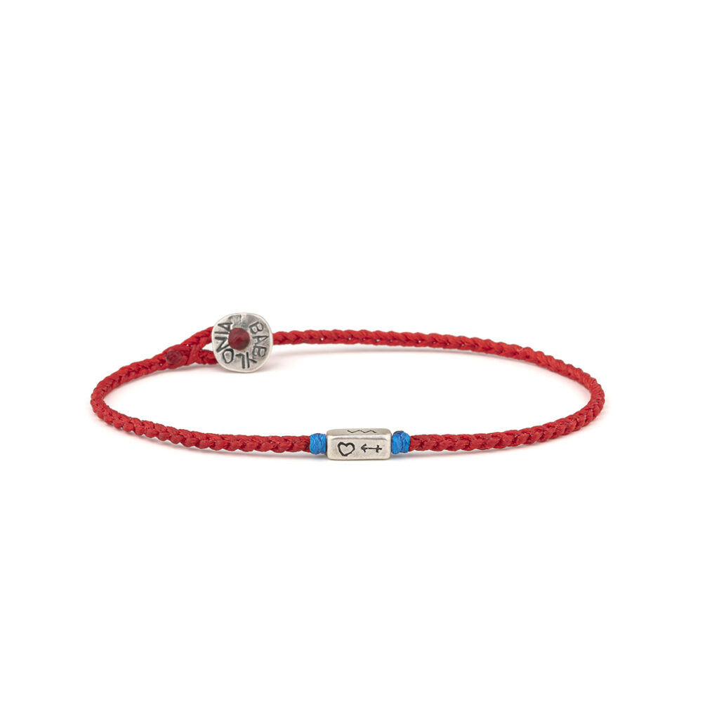 Love Block Bracelet 935° Sterling Silver