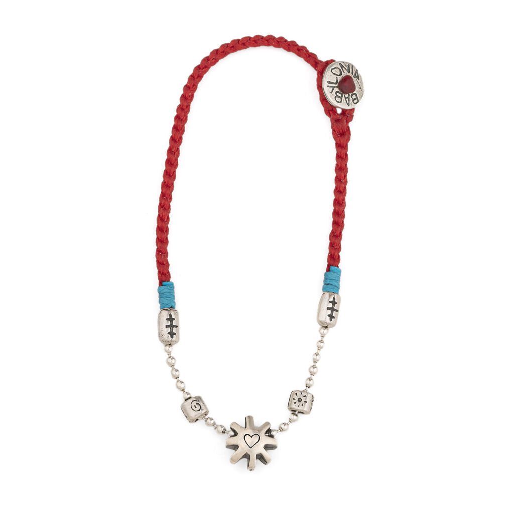 Love in Linked Gear Bracelet 935° Sterling Silver