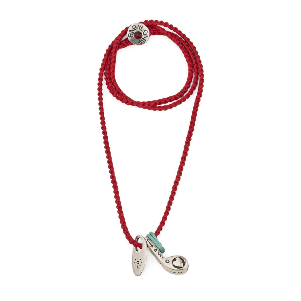 Love's Note Necklace 935° Sterling Silver