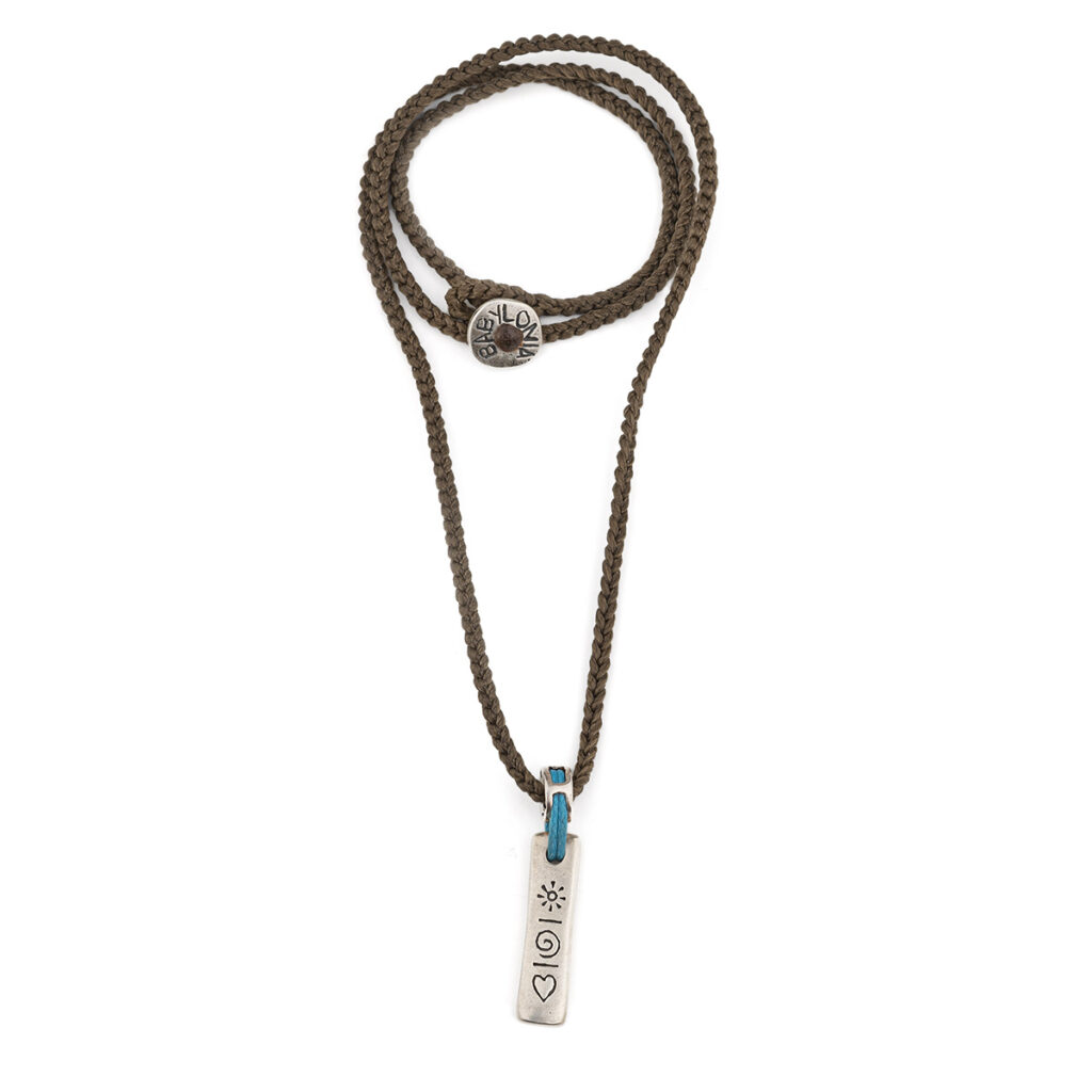 Love Scooped Necklace 935° Sterling Silver
