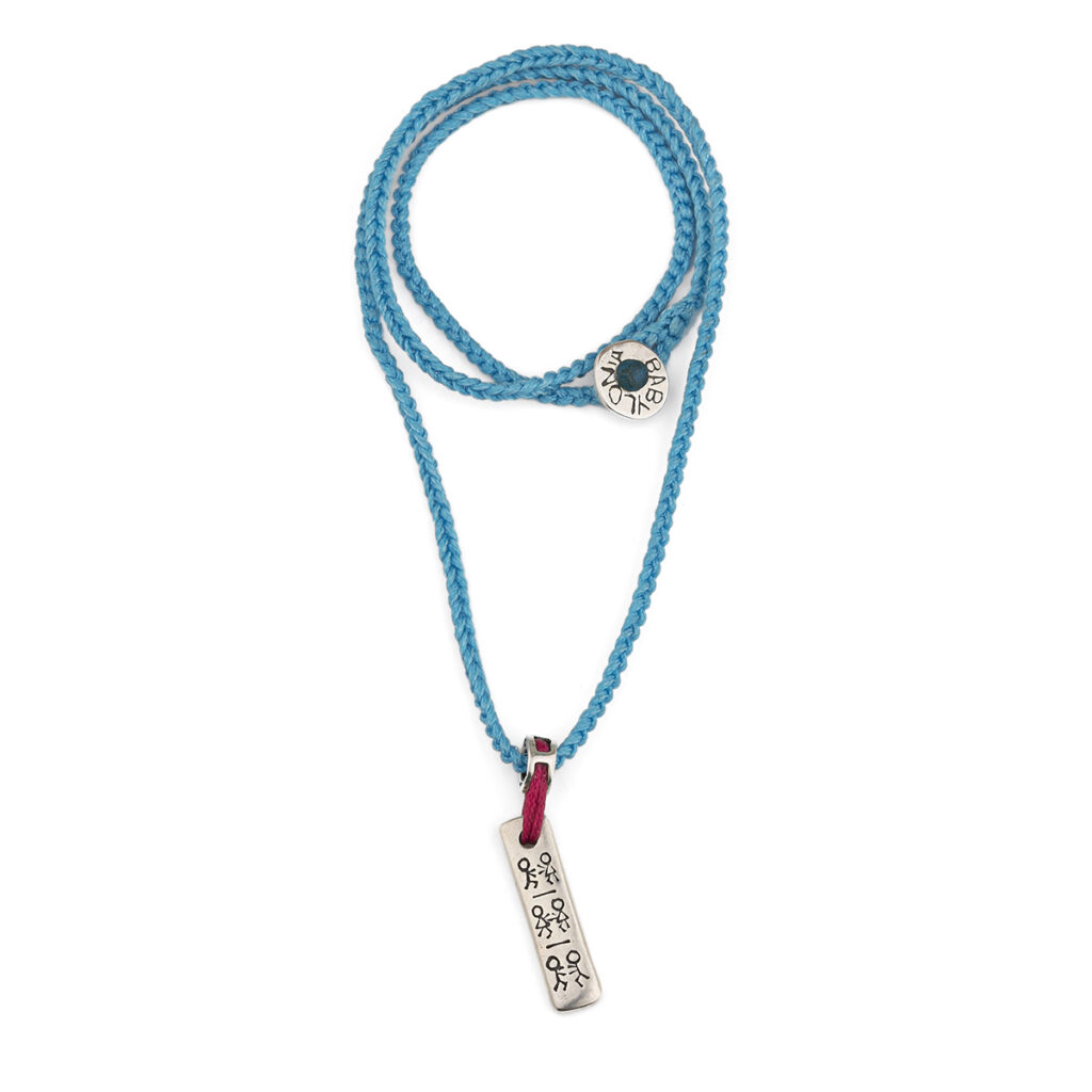 Humanity Scooped Necklace 935° Sterling Silver