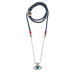 Evil Eye Linked Necklace 935° Sterling Silver