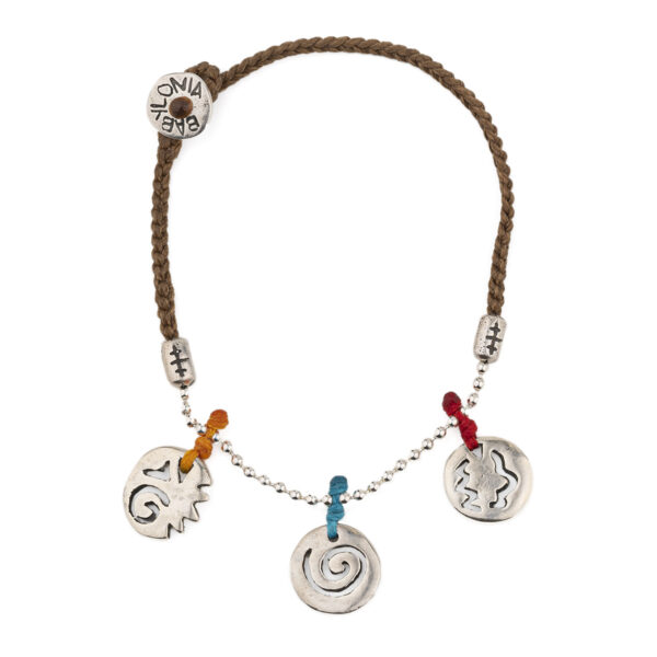 Charms Linked Bracelet 935° Sterling Silver