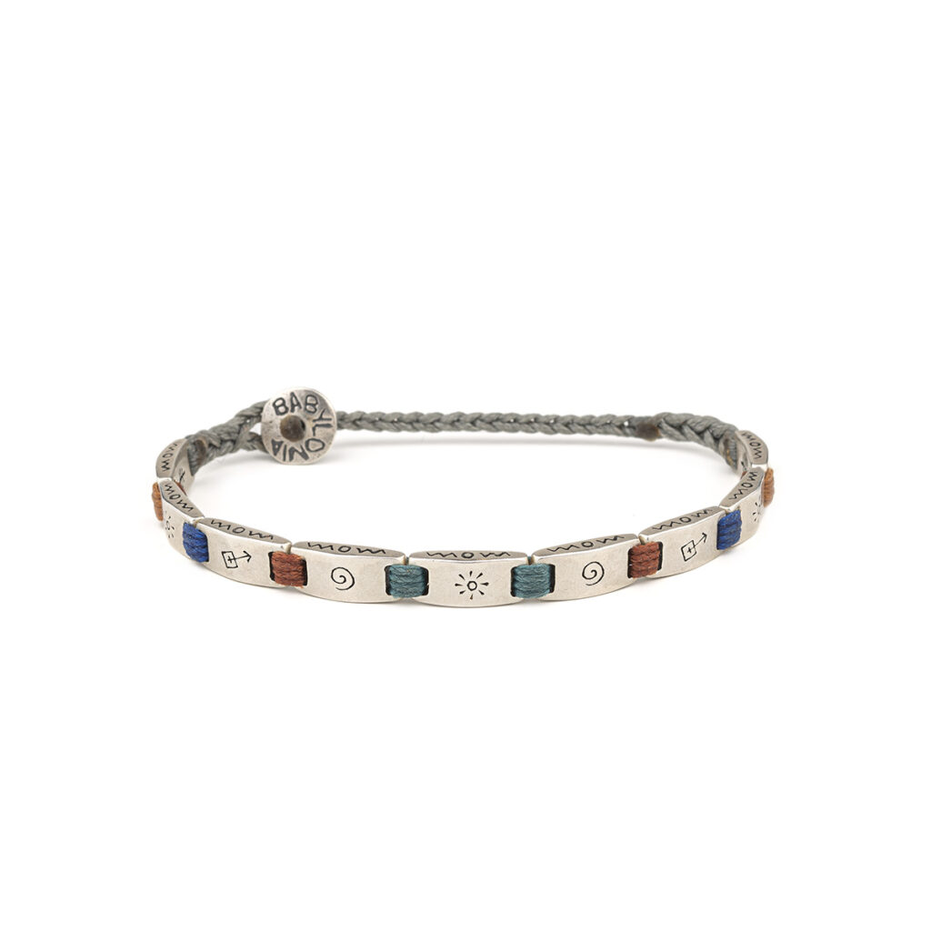 Marched Optimism Bracelet 935° Sterling Silver