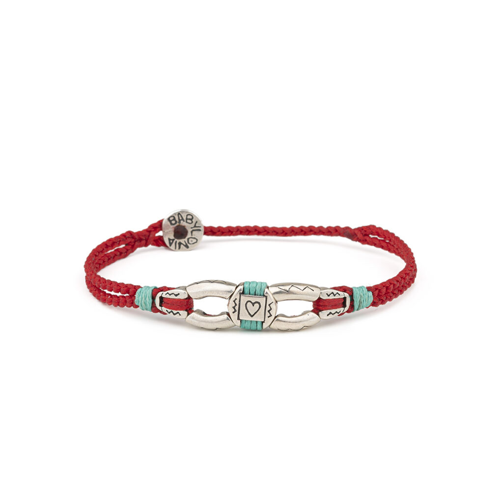 Dangling Love Bracelet 935° Sterling Silver