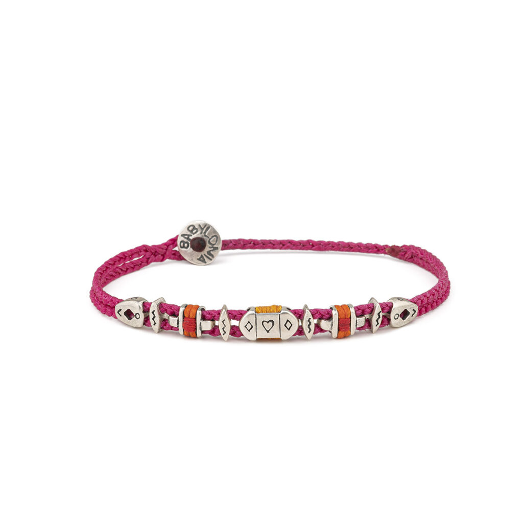 Love Keystone Bracelet 935° Sterling Silver