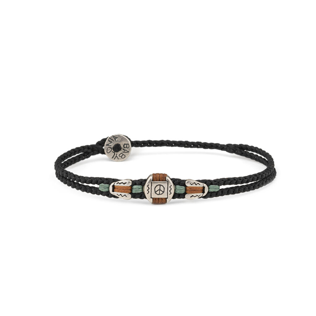 Hearted Peace Bracelet 935° Sterling Silver