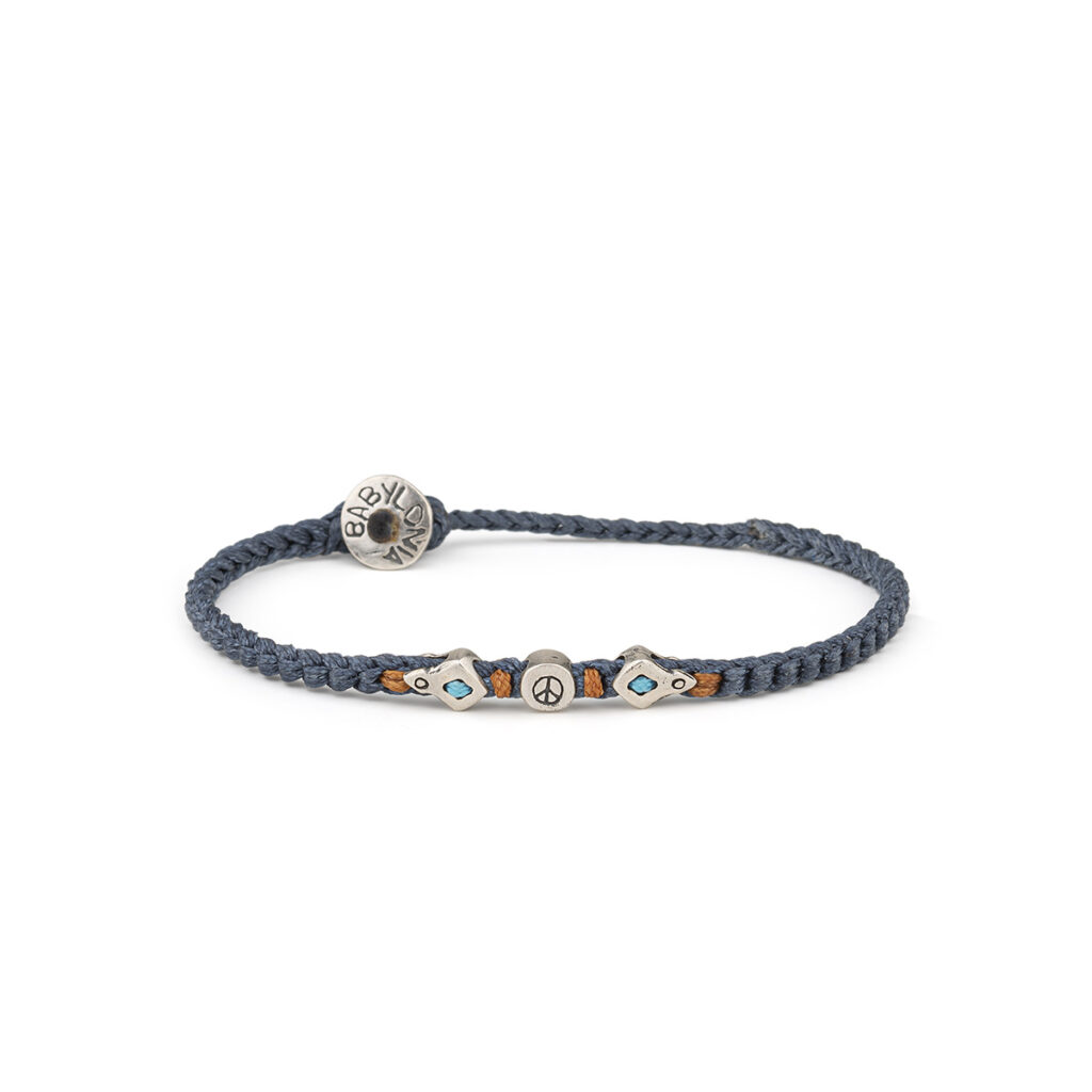 Peace Zeppelin Bracelet 935° Sterling Silver
