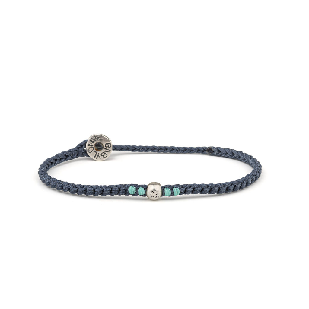 Oxygen in a Bubble Bracelet 935° Sterling Silver