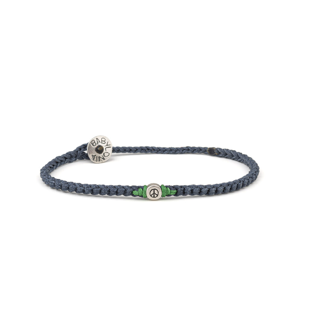 Peace Packing Box Bracelet 935° Sterling Silver