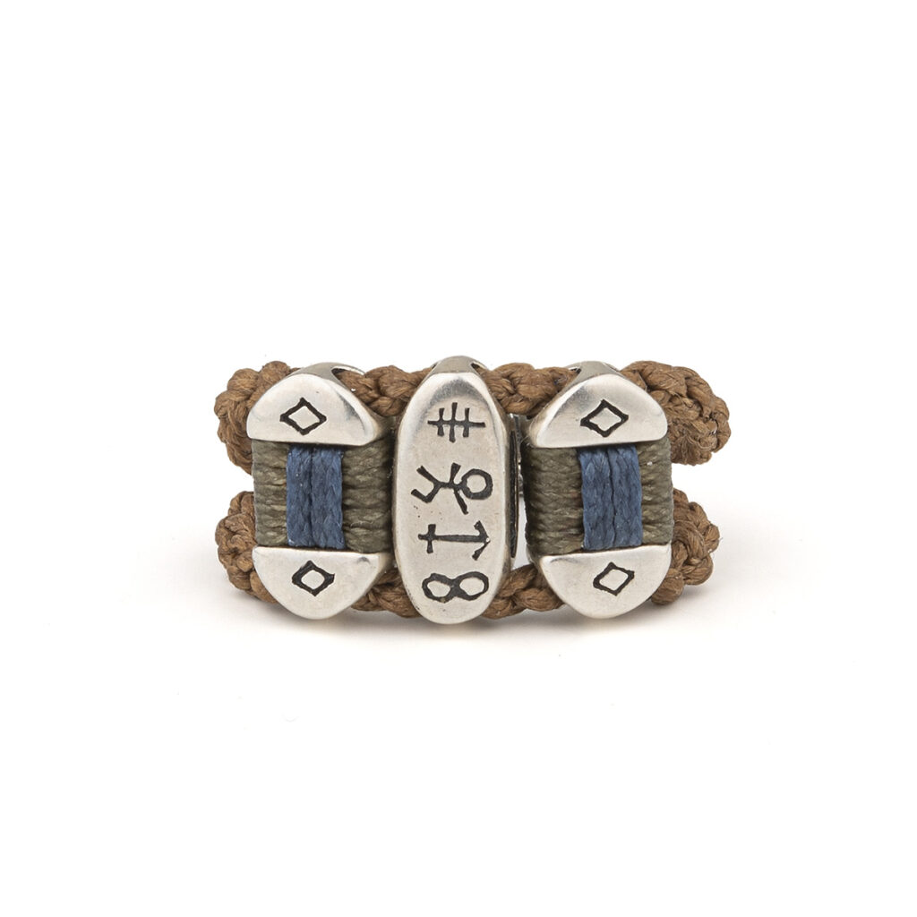 Humanity Canoe Ring 935° Sterling Silver