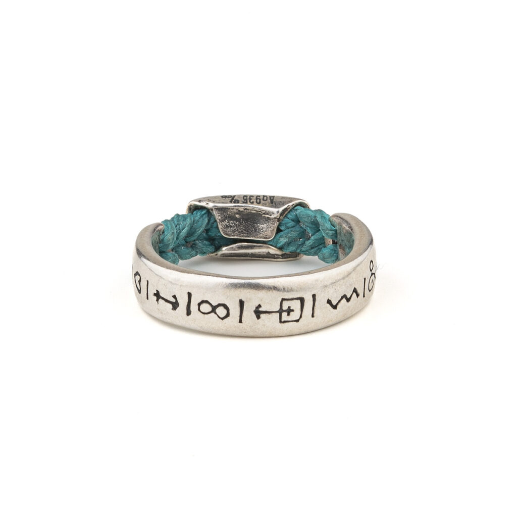 Fantasy Roller Ring 935° Sterling Silver