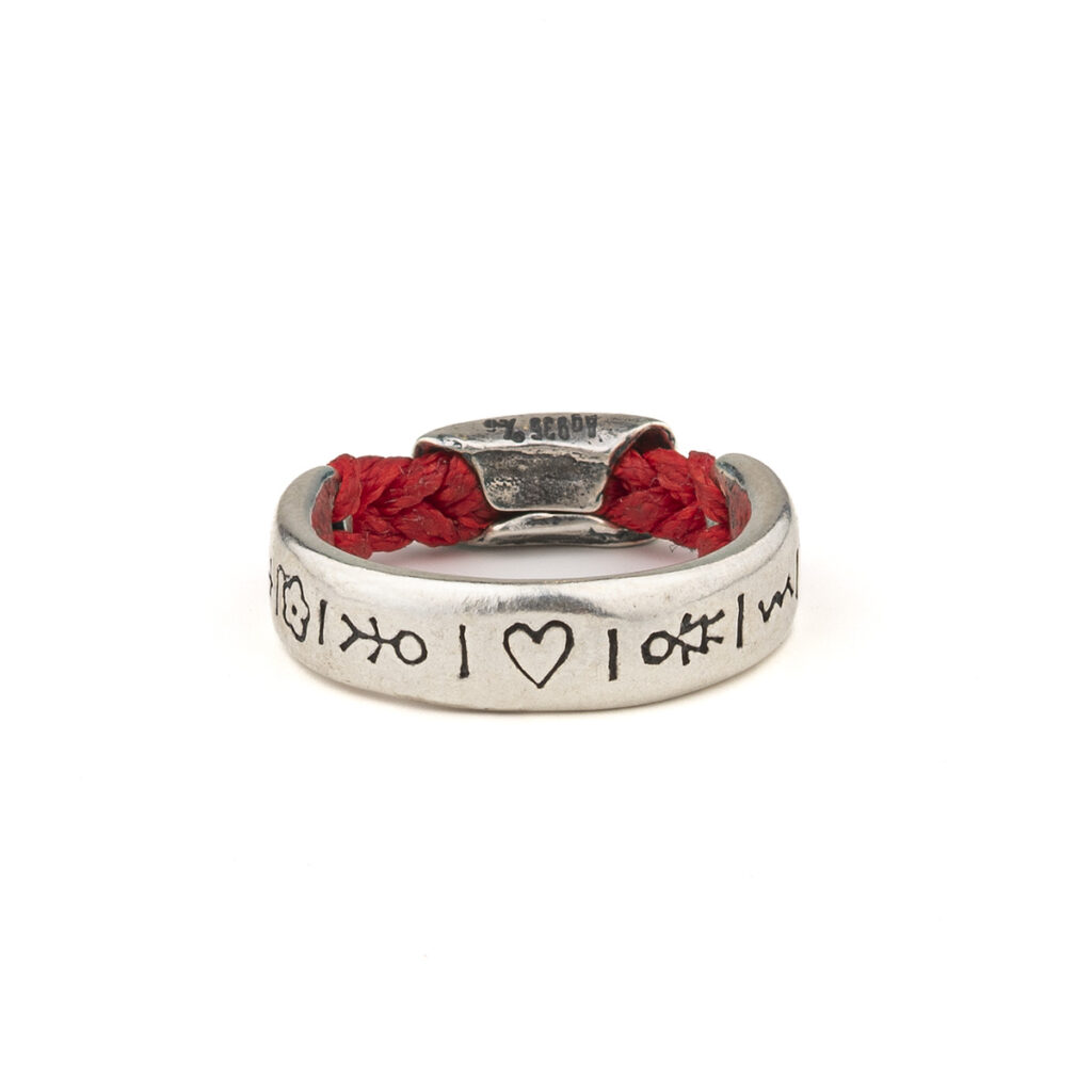 Love Roller Ring 935° Sterling Silver