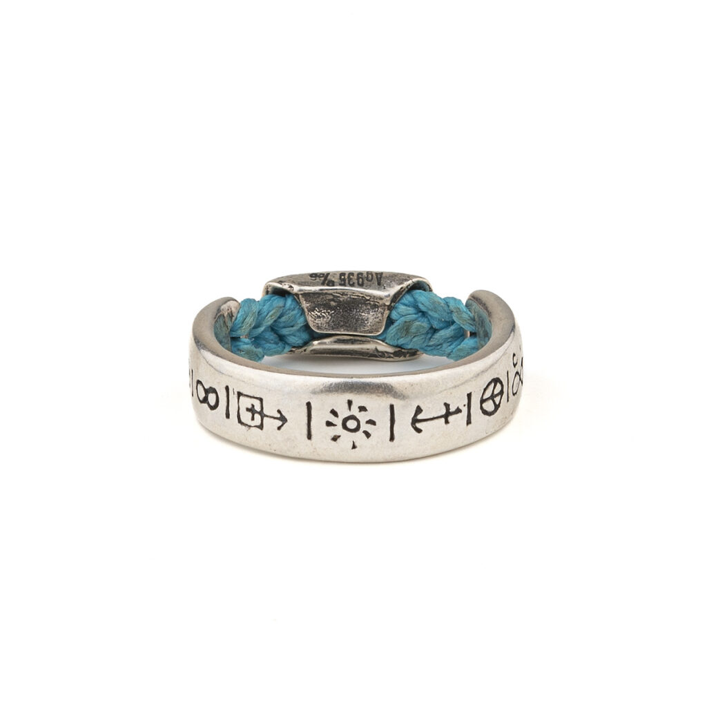 Optimism Roller Ring 935° Sterling Silver