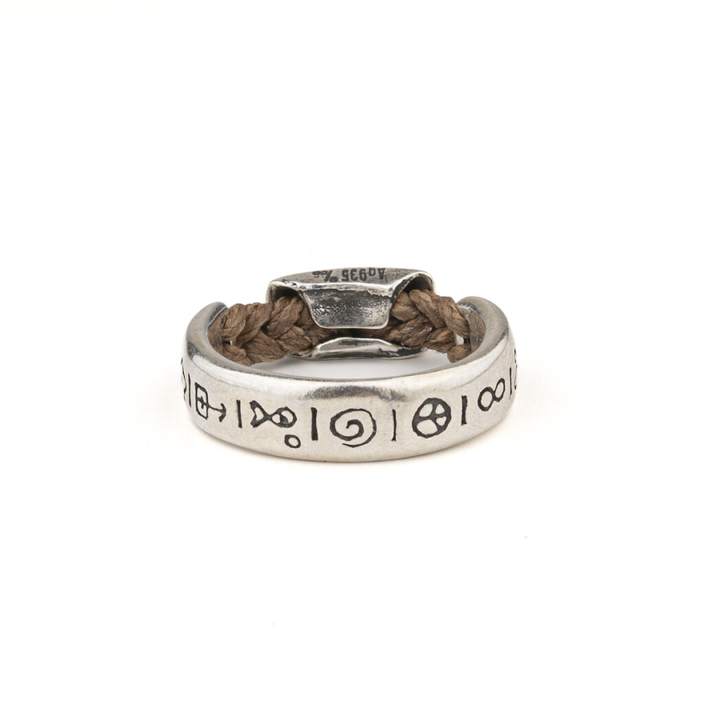 Soul Roller Ring 935° Sterling Silver