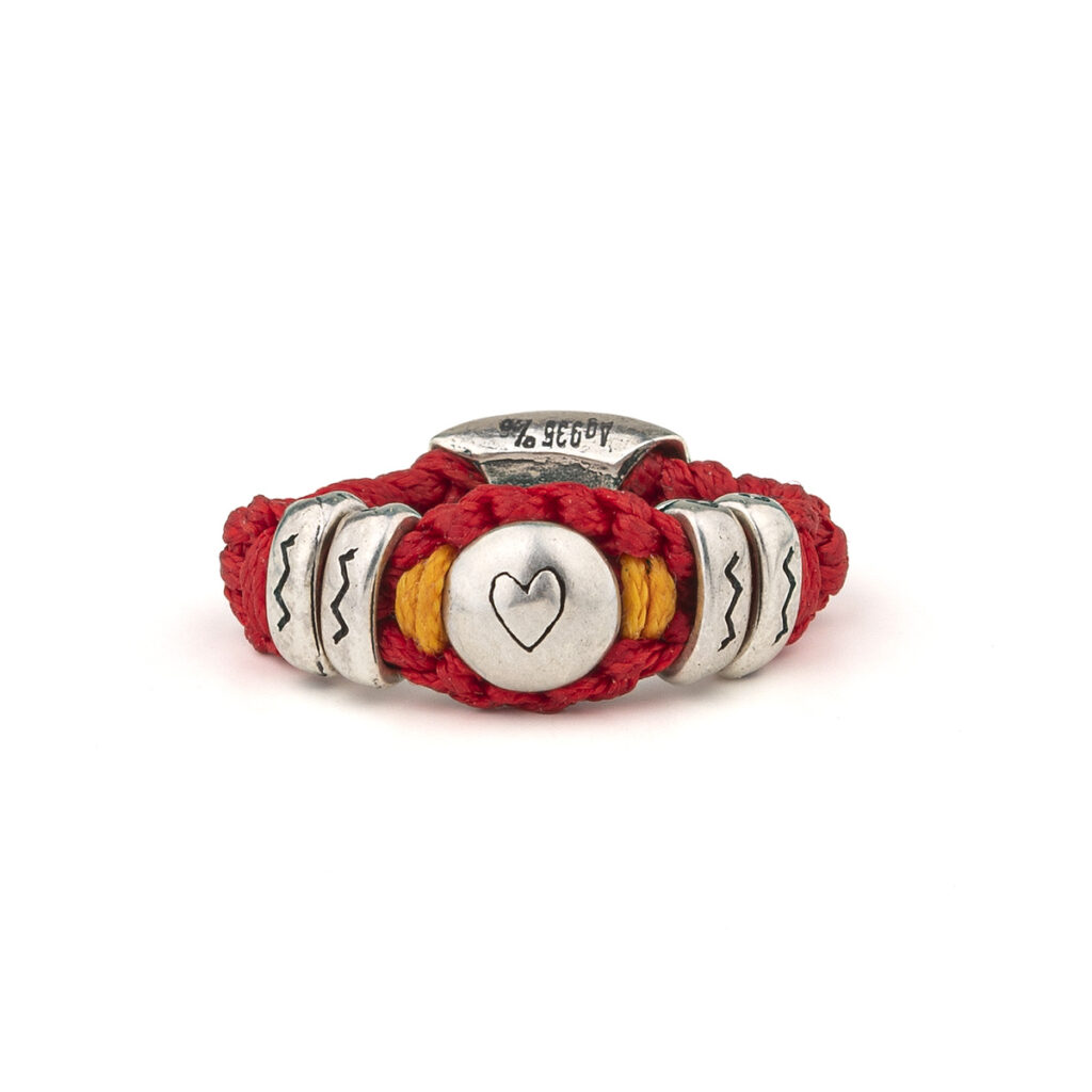 Makes Love's Sense Ring 935° Sterling Silver
