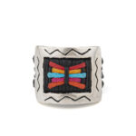 Sentiment Gilet Ring 935° Sterling Silver