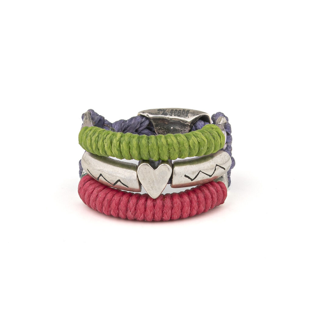 Love Millefeuille Ring 935° Sterling Silver