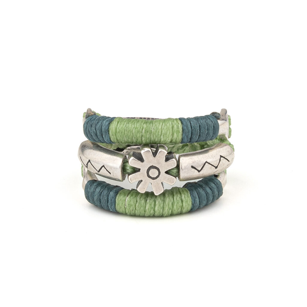 Optimism Millefeuille Ring 935° Sterling Silver