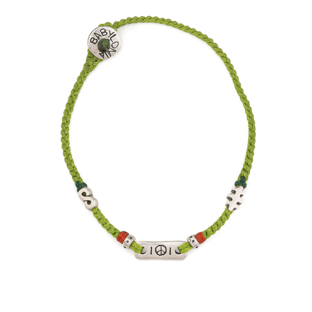 Talk me to Peace Bracelet 935° Sterling Silver