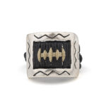 Communication in the Works Ring 935° Sterling Silver