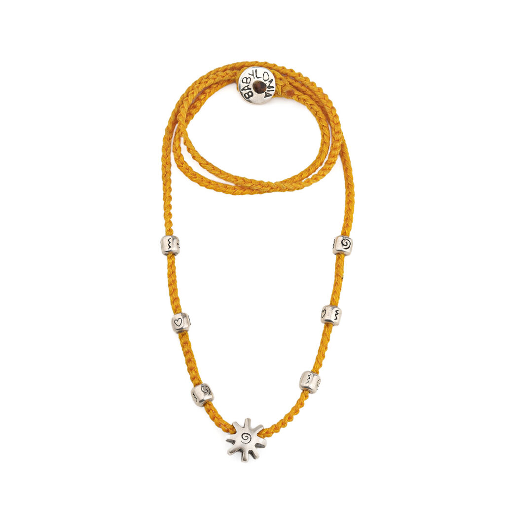 Optimisms in Moving Gear Necklace 935° Sterling Silver