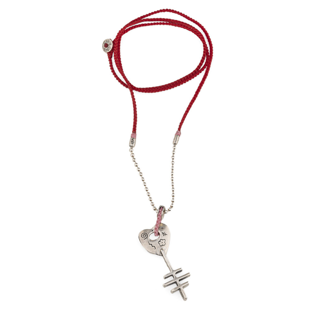 Key to Love Necklace 935° Sterling Silver