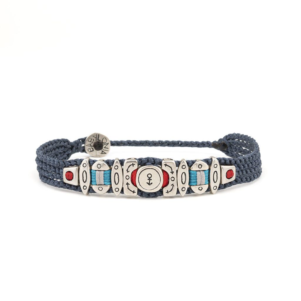 Safety in Round Bracelet 935° Sterling Silver